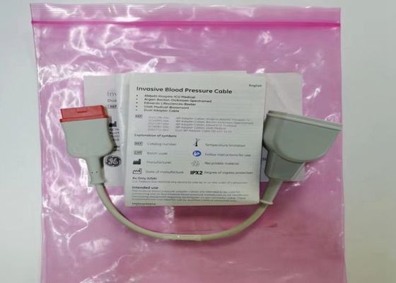 30cm GE-Invasiv-Blutdruckkabel mit doppelten IBP-Adapter 2005772-001