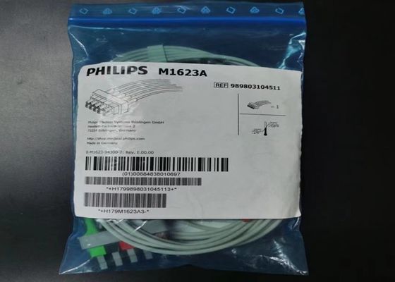 PHILIP M1623A Verbrauchsmaterialien für medizinische Geräte, 5 Blei EKG-Kabel 989803104511