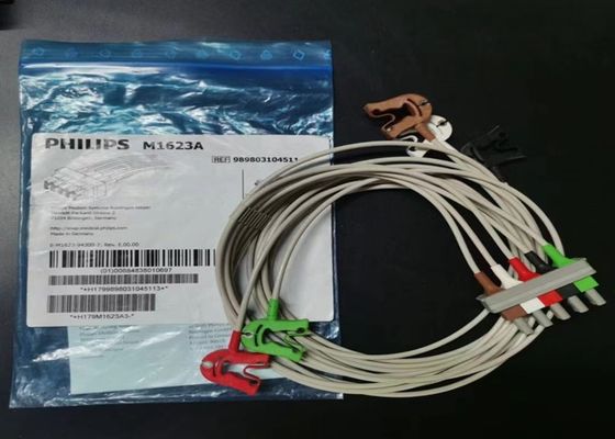 PHILIP M1623A Verbrauchsmaterialien für medizinische Geräte, 5 Blei EKG-Kabel 989803104511