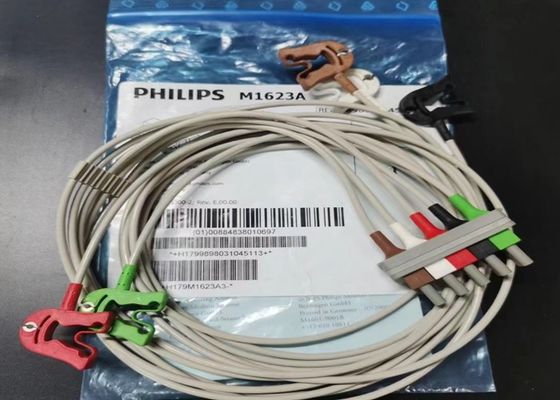 PHILIP M1623A Verbrauchsmaterialien für medizinische Geräte, 5 Blei EKG-Kabel 989803104511