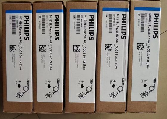 3m Länge Patientenmonitor Zubehör Erwachsener Spo2 Sensor M1191BL Wiederverwendbar