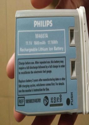 M4607A Batterie für medizinische Geräte, wiederaufladbare Li-Ionen-Batterie 11.1V 1600mAh 17.76Wh