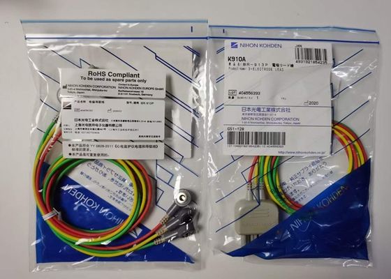 NIHON KOHDEN Medizintechnik Ersatzteile Kabel BR-913P Schnapp-On Typ K910A