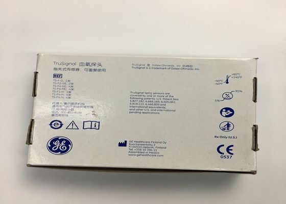 1M Verbrauchsmaterialien für medizinische Geräte, GE Trusignal Spo2 Finger Sensor Ref TS-F1-H Rundkopf