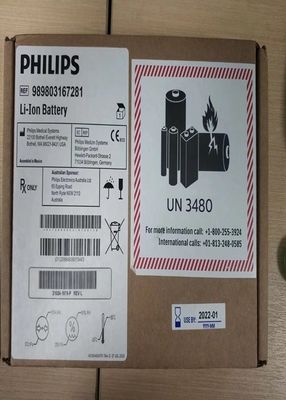 PHLIP wiederaufladbar XL+861290 Defibrillator Lithium-Ionen-Batterie 14,4 V 6,75 Ah 97 Wh
