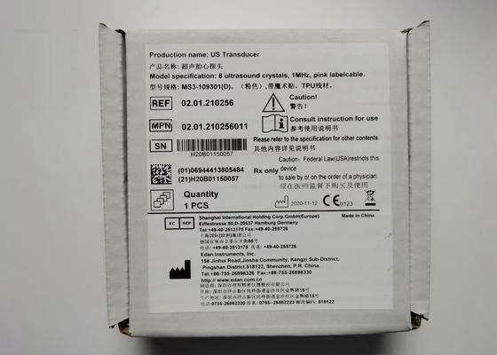 EDAN F6 Fetal Monitor Transducer MS3-109301 Doppelschlitze mit 4 Nadeln Wasserdicht IPX8
