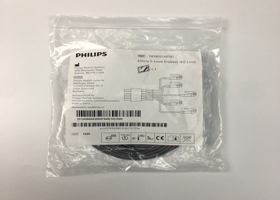 PHLIP Efficia Wiederverwendbar 5 Blei EKG Kabel IEC Gliedmaßen Für Erwachsene