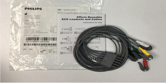 PHLIP Efficia Wiederverwendbar 5 Blei EKG Kabel IEC Gliedmaßen Für Erwachsene