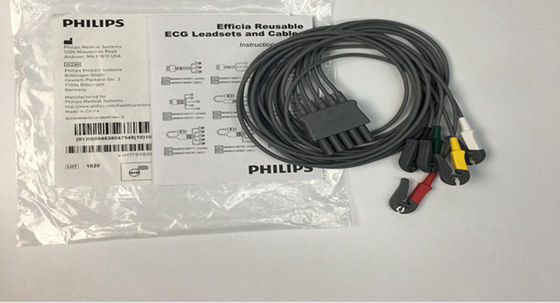 PHLIP Efficia Wiederverwendbar 5 Blei EKG Kabel IEC Gliedmaßen Für Erwachsene