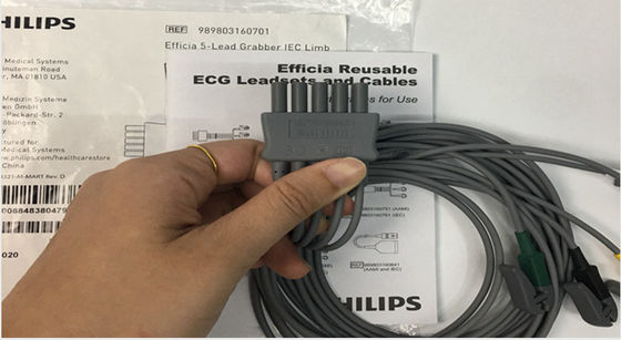 PHLIP Efficia Wiederverwendbar 5 Blei EKG Kabel IEC Gliedmaßen Für Erwachsene