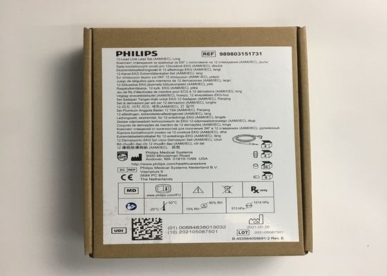 PHLIP EKG Ersatzteile, AMMI IEC 12 Blei EKG Gliedmaßen Leads 1.4M 989803151731