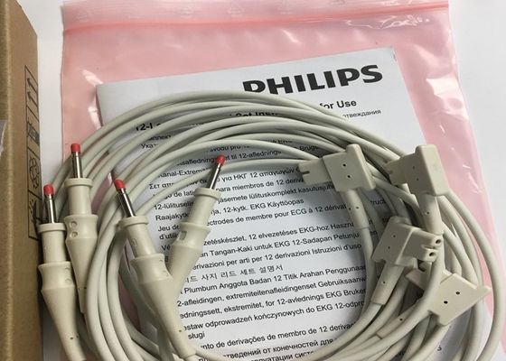 PHLIP EKG Ersatzteile, AMMI IEC 12 Blei EKG Gliedmaßen Leads 1.4M 989803151731