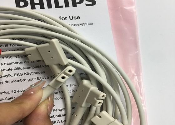 PHLIP EKG Ersatzteile, AMMI IEC 12 Blei EKG Gliedmaßen Leads 1.4M 989803151731