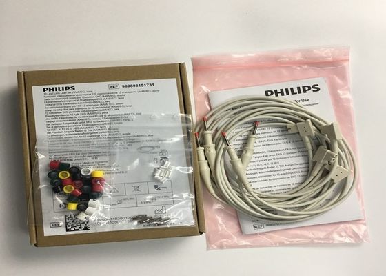 PHLIP EKG Ersatzteile, AMMI IEC 12 Blei EKG Gliedmaßen Leads 1.4M 989803151731