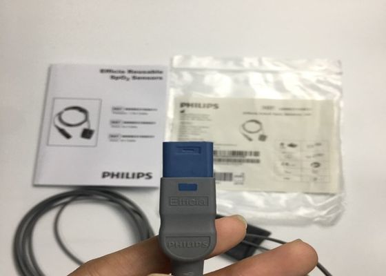 Phlip Efficia wiederverwendbarer SpO2-Sensor D-Kopf 8 Pins 3M 989803160631
