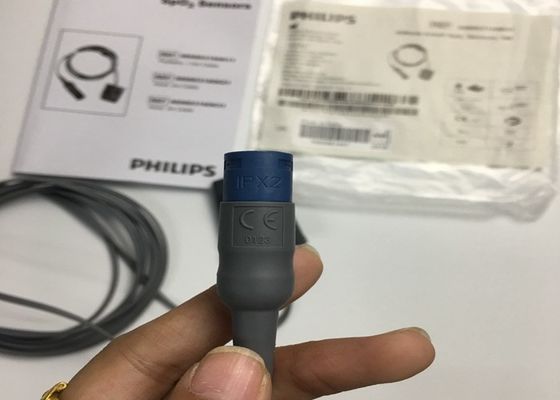 Phlip Efficia wiederverwendbarer SpO2-Sensor D-Kopf 8 Pins 3M 989803160631