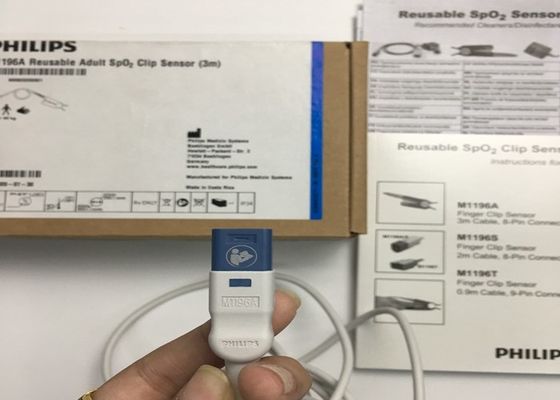 Phlip M1196A EKG Ersatzteile, Finger Clip Sensor 3M mit 8 PIN-Anschluss