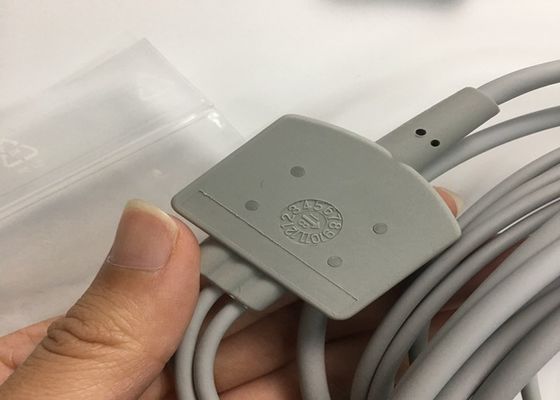 Mehrfachverbindung EKG Ersatzteile Kabel 3 Blei mit integriertem Grabber Blei Draht 3.6M