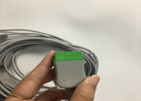 3 Blei-EKG-Rumpfkabel 2106309-002 mit integriertem Grabber-Leadwire 12FT