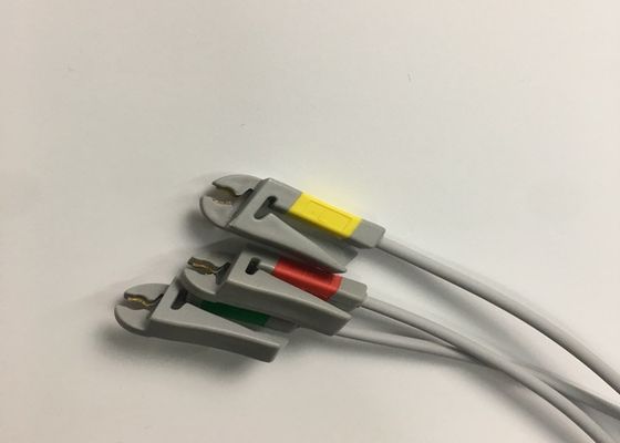 3 Blei-EKG-Rumpfkabel 2106309-002 mit integriertem Grabber-Leadwire 12FT