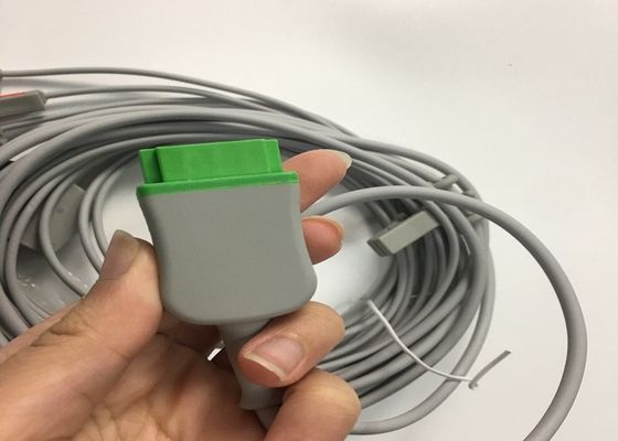 3 Blei-EKG-Rumpfkabel 2106309-002 mit integriertem Grabber-Leadwire 12FT