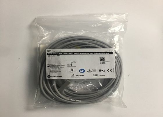 3 Blei-EKG-Rumpfkabel 2106309-002 mit integriertem Grabber-Leadwire 12FT