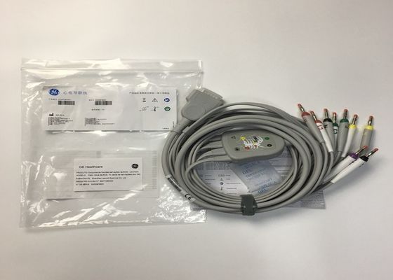 10 Blei-EKG-Ersatzteile Kabel GE2104726-001 EU-Standard