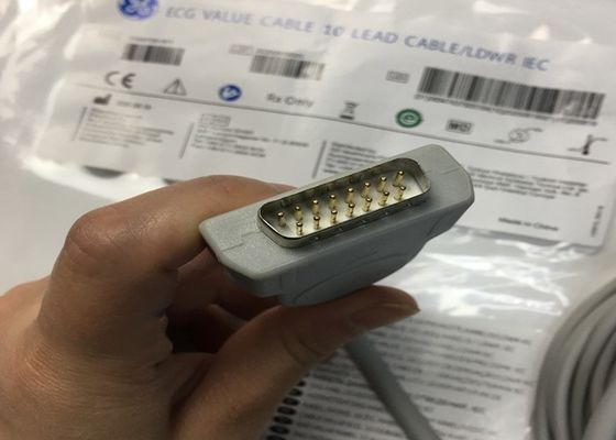 10 Blei-EKG-Ersatzteile Kabel GE2104726-001 EU-Standard
