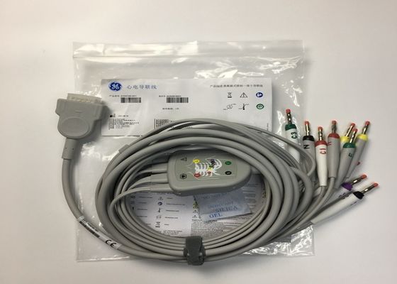 10 Blei-EKG-Ersatzteile Kabel GE2104726-001 EU-Standard
