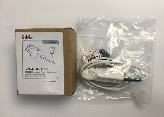 SpO2 Masimo Wiederverwendbarer Fingerclip Sensor 0,9M 3FT 9 PINS REF 1863