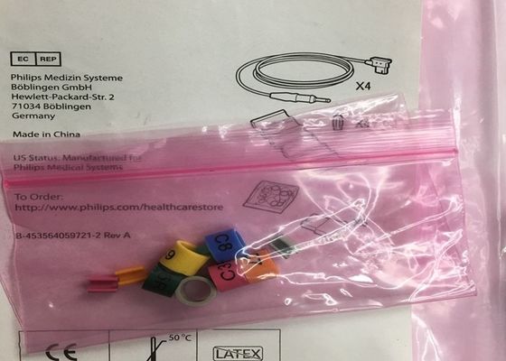 989803151761 Verbrauchsmaterialien für medizinische Geräte 4 Leads für TC50 Phlip Patient Monitor