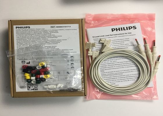 1M 12 Blei EKG Gliedmaßen Leads 989803151711 Für PHLIP TC30 TC50 TC70 Patientenmonitor
