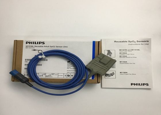 Phlip M1191BL Medizintechnik Ersatzteile, Erwachsener SpO2 Sensor 3M D Form 8 Pins