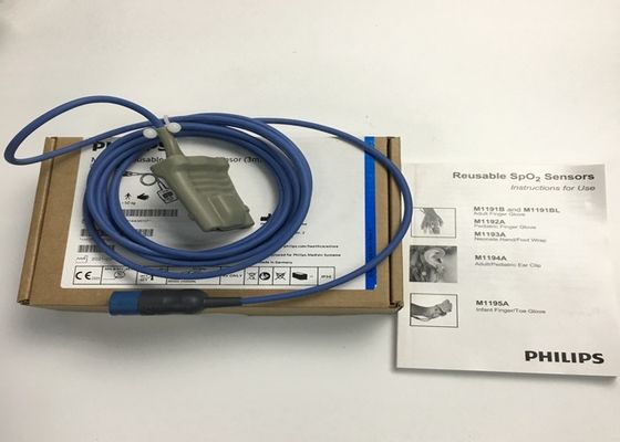 Phlip M1191BL Medizintechnik Ersatzteile, Erwachsener SpO2 Sensor 3M D Form 8 Pins