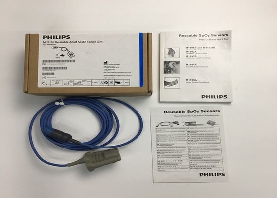 Phlip M1191BL Medizintechnik Ersatzteile, Erwachsener SpO2 Sensor 3M D Form 8 Pins