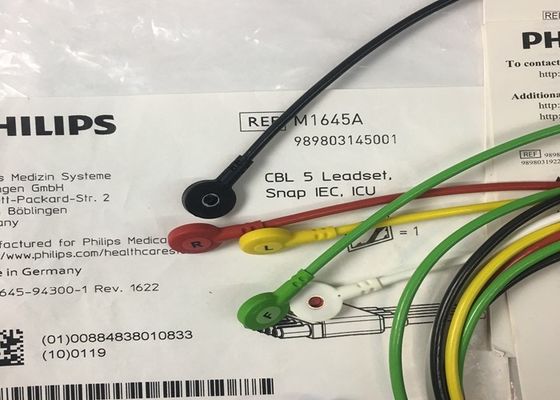 M1645A IntelliVue Ersatzteile für medizinische Ausrüstung Kabel 5 Leadset