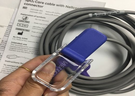 SpO2-Schnittstelle medizinische Ausrüstung Ersatzteile Kabel 3M 10ft 2021406-001