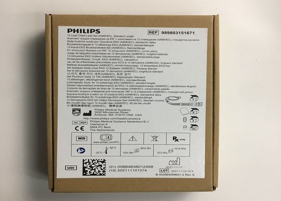 0.75M Verbrauchsmaterialien für medizinische Geräte 12 Blei Set 989803151671 für Phlip Original TC30