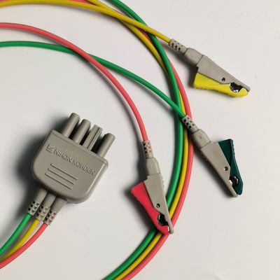 Verbrauchsmaterialien für langlebige medizinische Geräte NIHON KOHDEN Elektrodenblei (3) K911 BR-903P