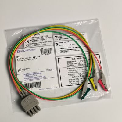 Verbrauchsmaterialien für langlebige medizinische Geräte NIHON KOHDEN Elektrodenblei (3) K911 BR-903P