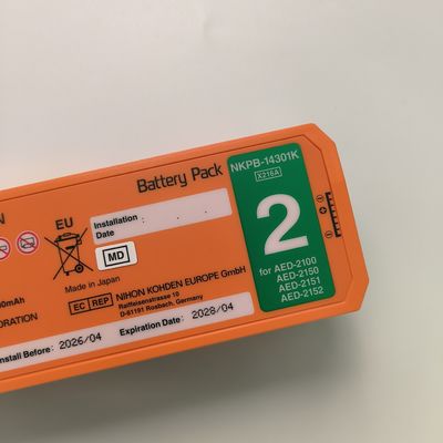 Nihon Kohden AED Defibrillator Batterie Alid Nicht wiederaufladbar NKPB-14301K X216A