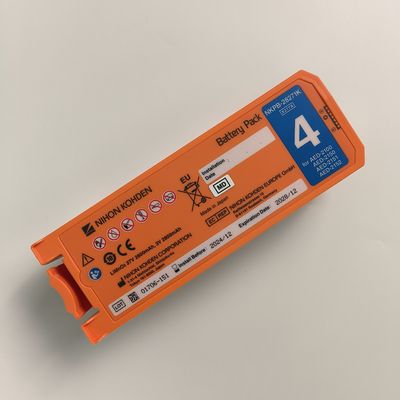 Nihon Kohden AED Defibrillator Batterie Orange AED-2100aed-2150aed-215aed-2152 Nkpb-28271k X217A