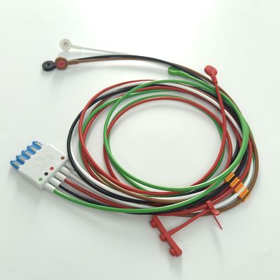 PHILIP Patientenmonitor Medizintechnik Verbrauchsmaterialien CBL 5 Leadset Snap AAMI ICU REF M1644A 989803144991