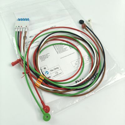 PHILIP Patientenmonitor Medizintechnik Verbrauchsmaterialien CBL 5 Leadset Snap AAMI ICU REF M1644A 989803144991