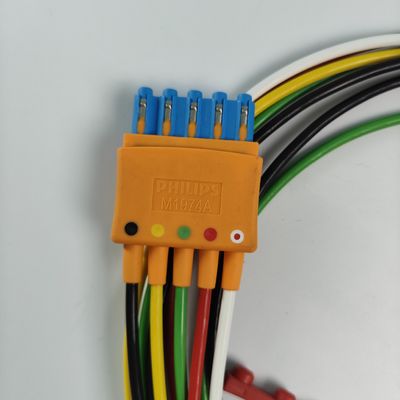 989803125871 Verbrauchsmaterialien für medizinische Geräte PHILIP Patientenmonitor Original CBL 5 Leadset Grabber IEC OR REF M1974A