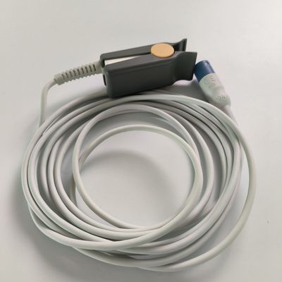 PHILIP Original M1196A Wiederverwendbarer SpO2-Clip-Sensor für Erwachsene 3m REF 989803128631