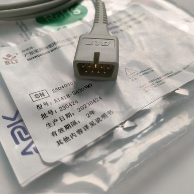 Original Split Adult Finger Clip Blut Sauerstoffprobe verschlüsselt 9 Pin DB9 Trapezform PN 15-100-0013