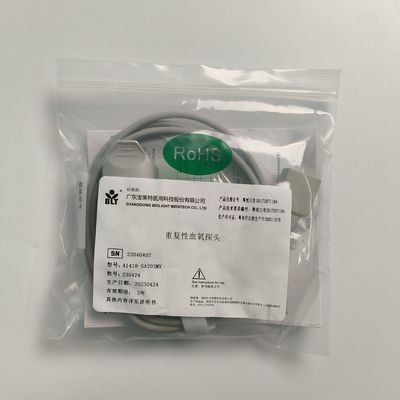 Original Split Adult Finger Clip Blut Sauerstoffprobe verschlüsselt 9 Pin DB9 Trapezform PN 15-100-0013