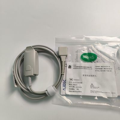 Original Split Adult Finger Clip Blut Sauerstoffprobe verschlüsselt 9 Pin DB9 Trapezform PN 15-100-0013