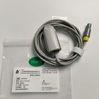 Integrierte Fingeraufnahme Blut-Sauerstoffprobe mit 5 Nadeln Gelb Lemo-Anschluss PN 15-100-0010